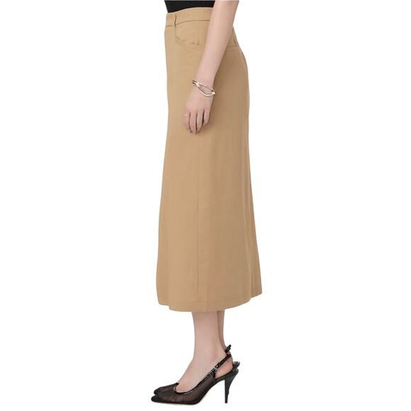 NWT Paige Tan Utility Midi Skirt - Size 6 - Picture 6 of 7